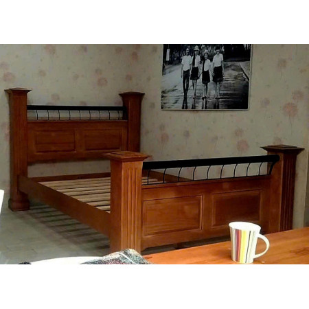 Wrought Iron : Giường Ngủ Châu Âu - Kích Nệm 1m4 x 1m93